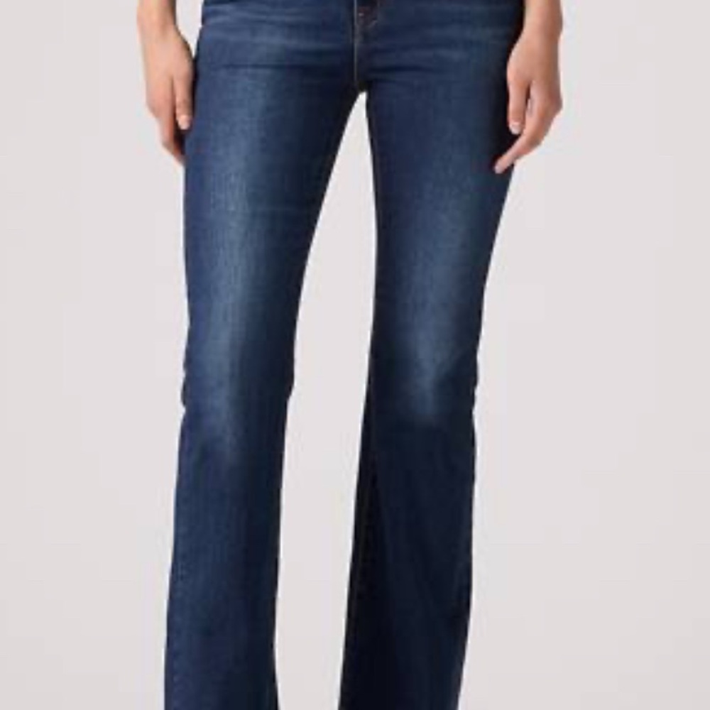 Levi Strauss 515 Bootcut size 10 long Dark Wash Jeans